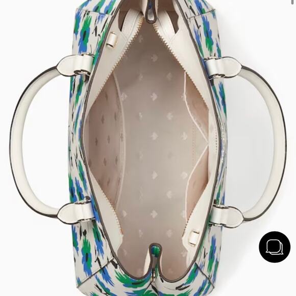 Kate Spade Kristi Park Posies Printed Satchel and Bifold Slim Wallet Bundle NWT - Picture 11 of 15